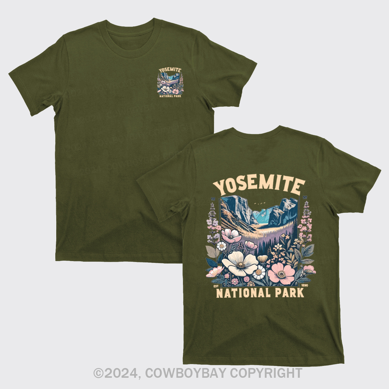 Yosemite National Park Wildflower T-Shirts