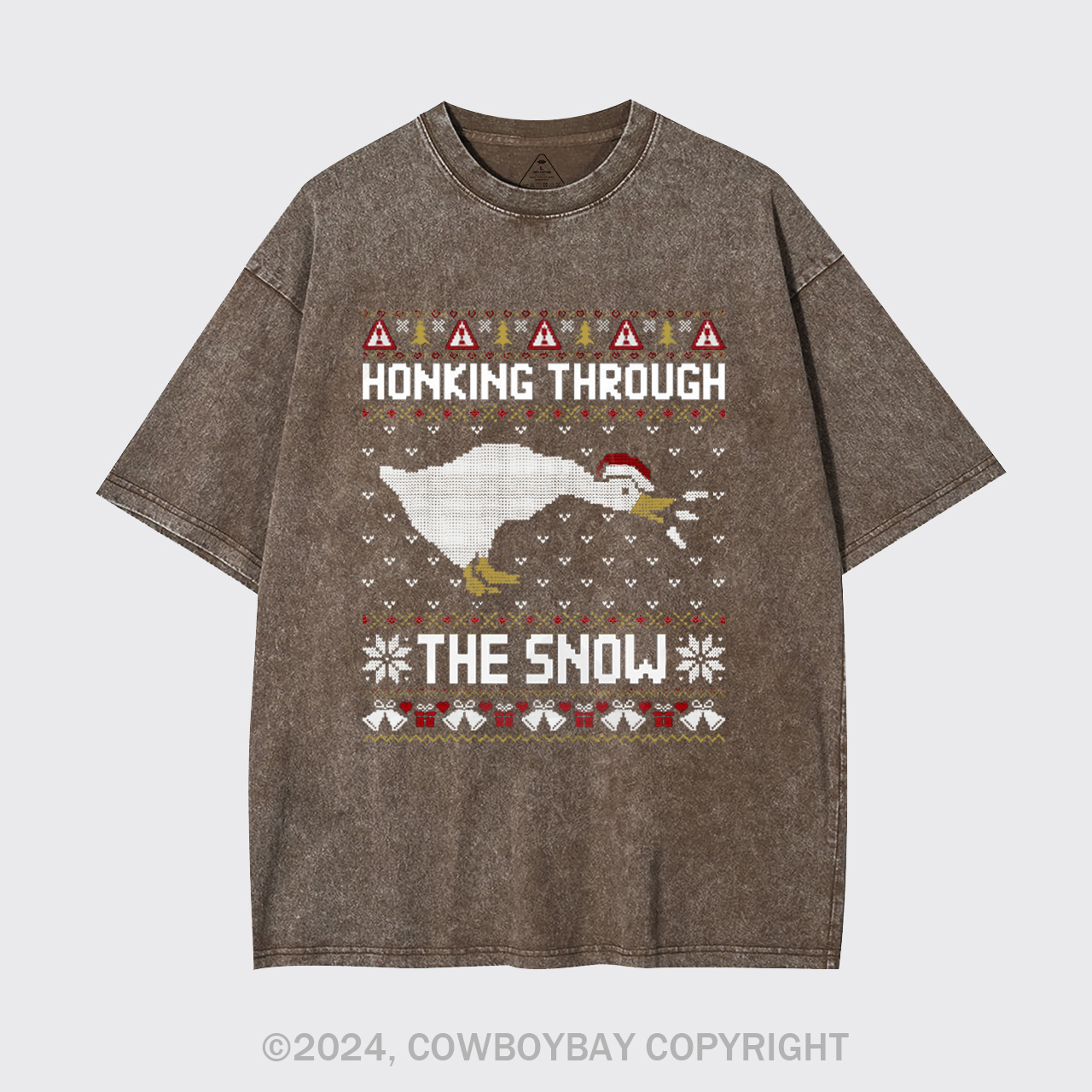 Honking Through The Snow Garment-dye Tees