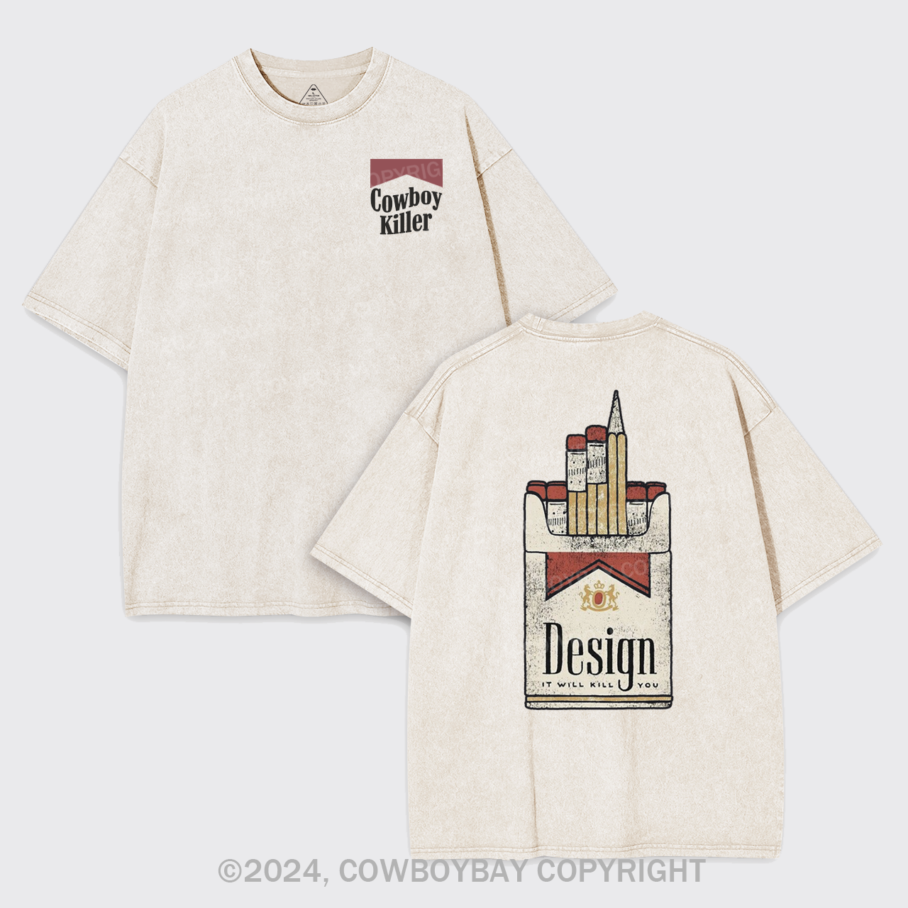 I Will Kill You Garment-dye Tees