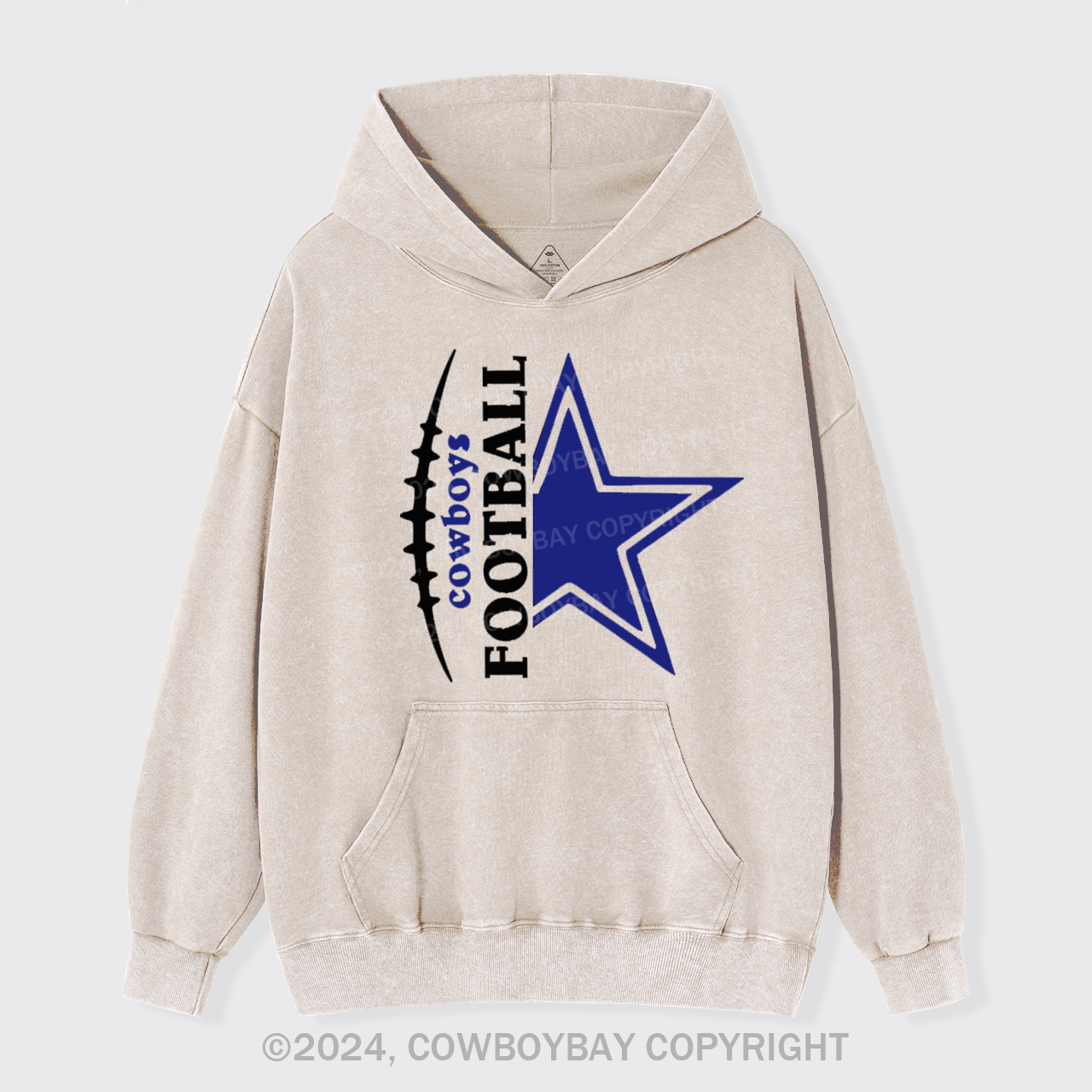 Your Team Football Garment-Dye Hoodies