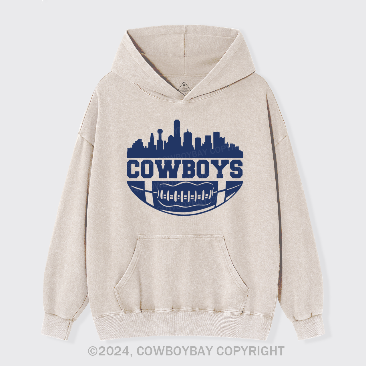 Cowboy City Garment-Dye Hoodies