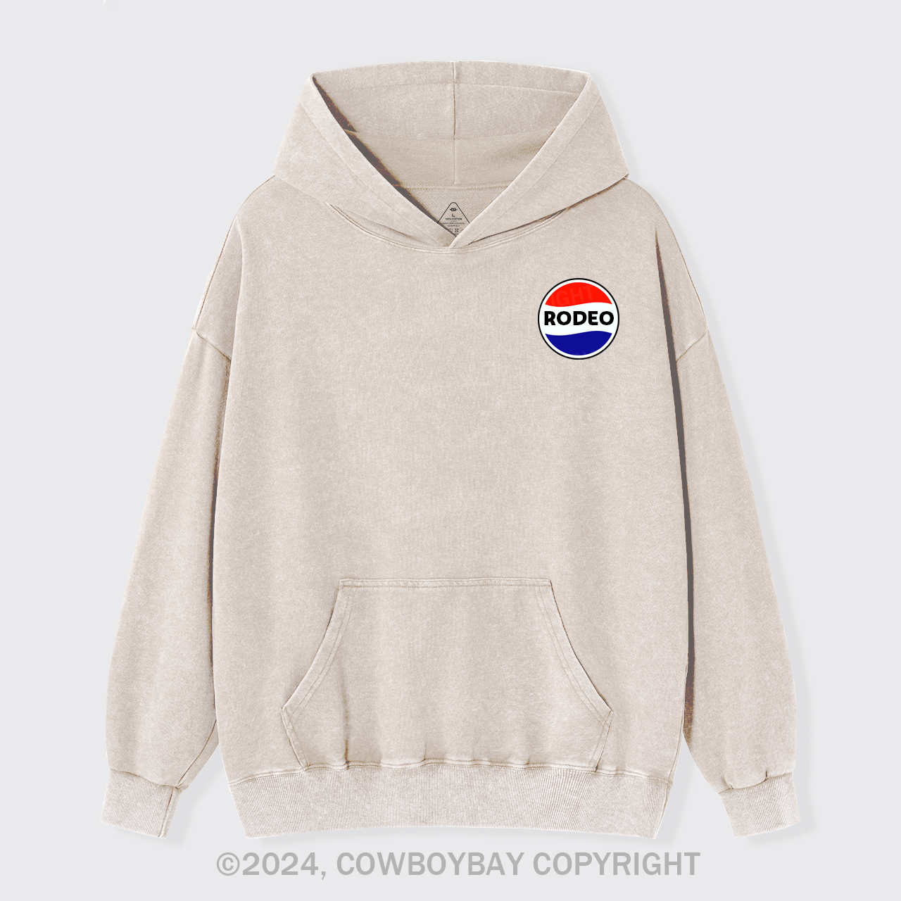 Funny Rodeo Garment-Dye Hoodies