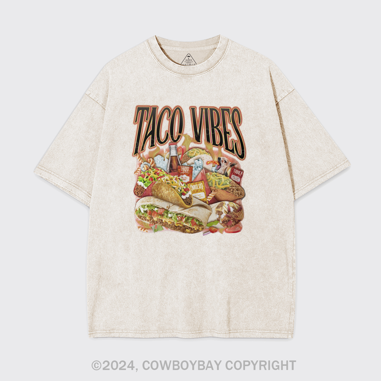 Taco Vibes Garment-dye Tees