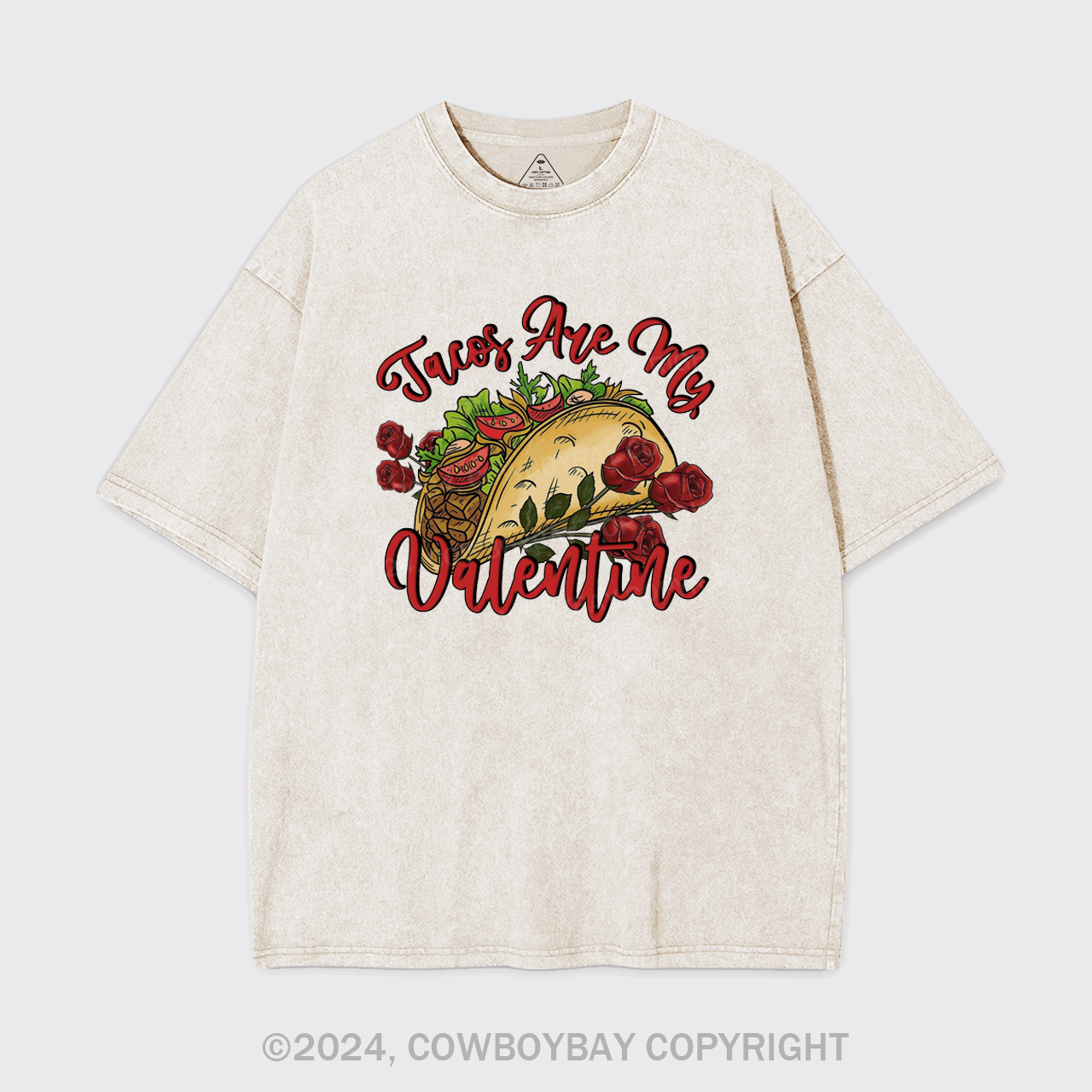 I'm Into Fitness, Fitness Taco In My Mouth Garment-dye Tees