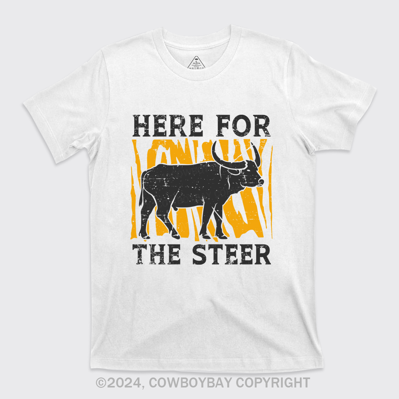 Bull In Arena Steer Wrestler T-Shirts