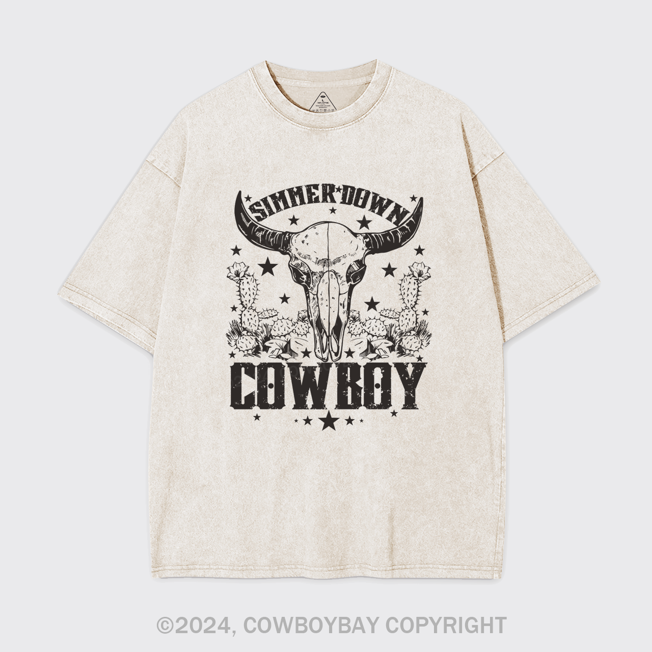 Simmer Down Cowboy Garment-dye Tees