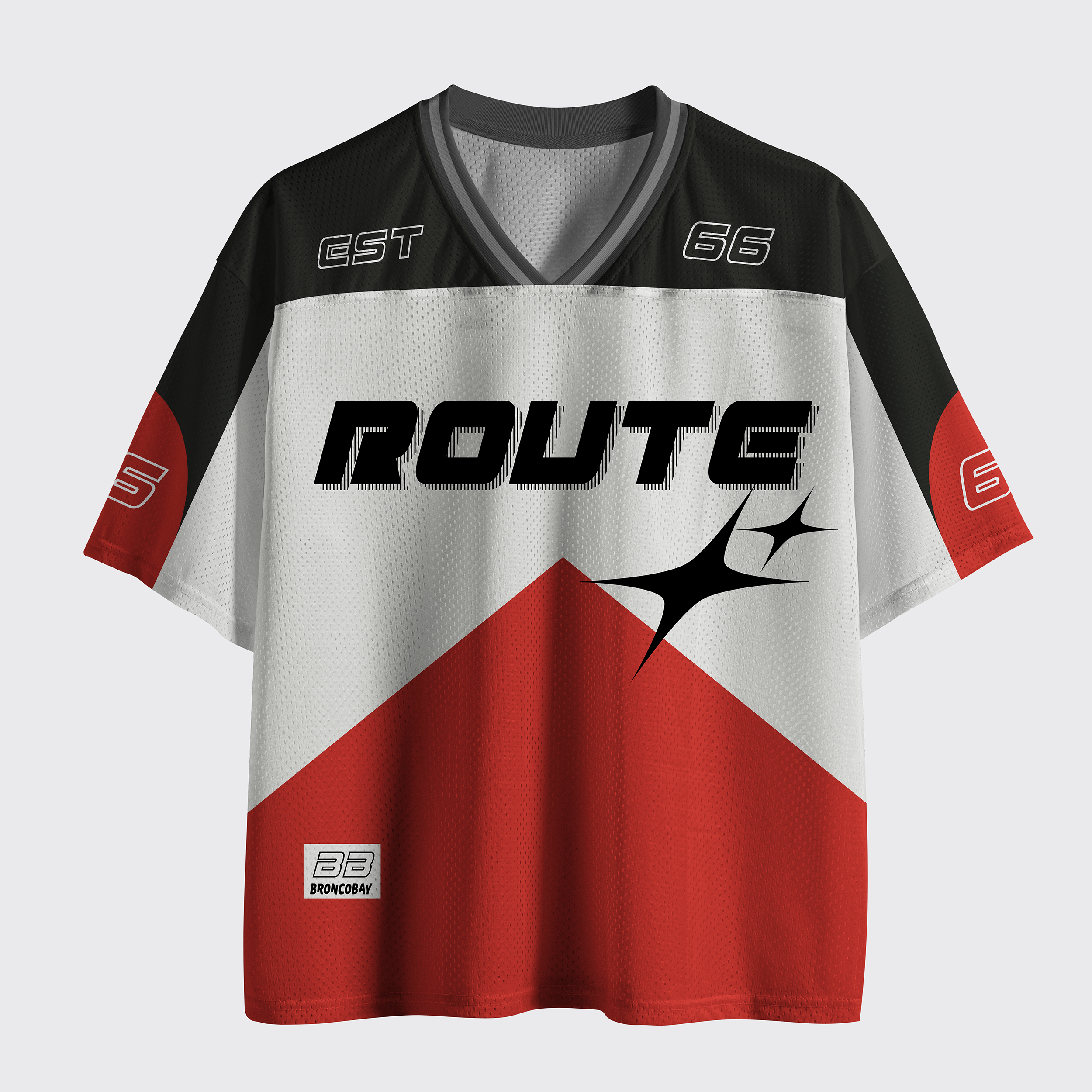 Personalization Route Cowboy-Style Mesh Jersey