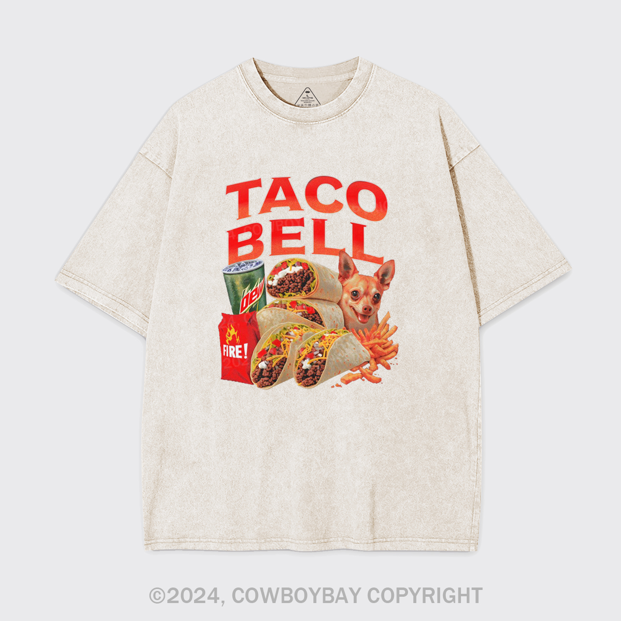 Taco Bell 90's Garment-dye Tees