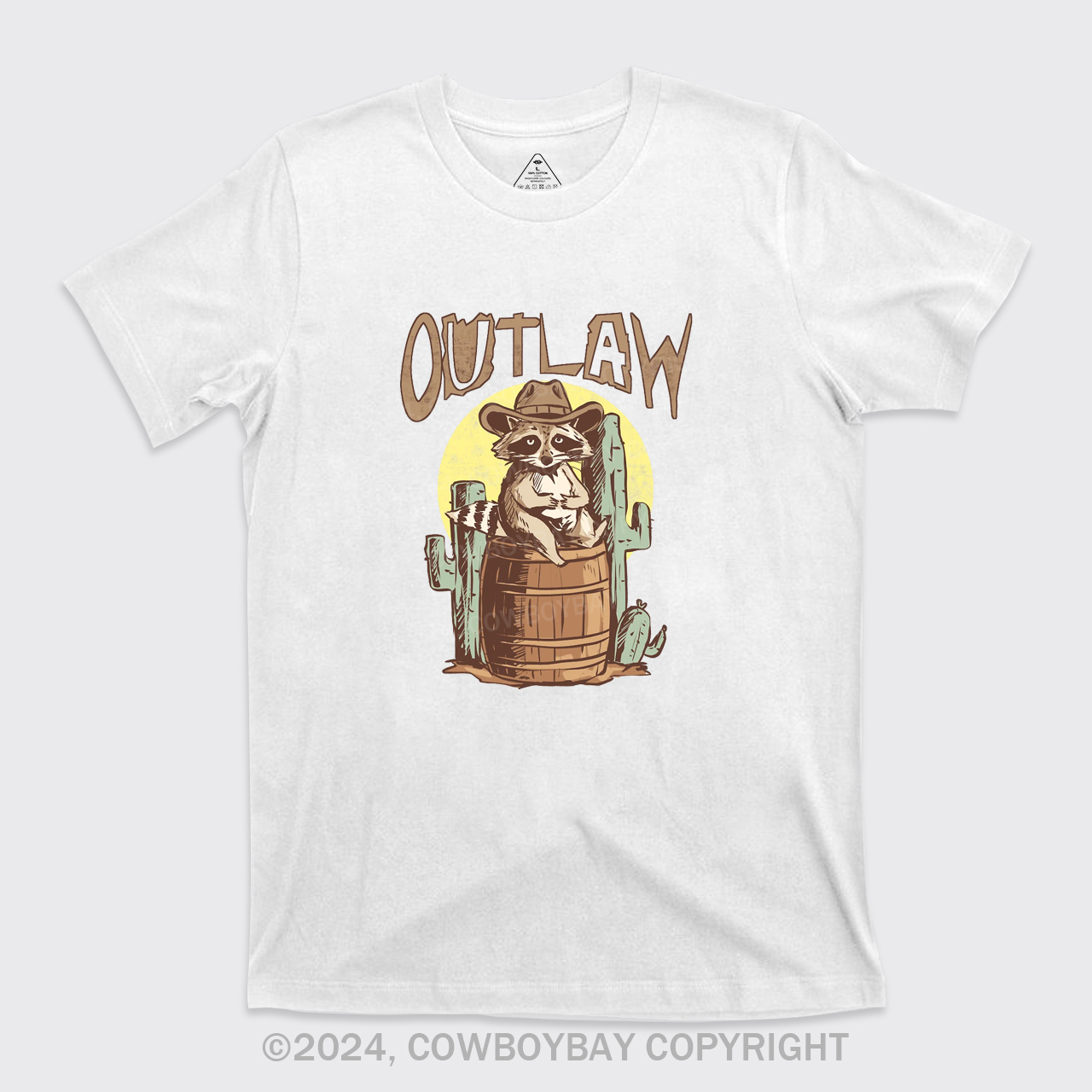 Retro Outlaw Raccoon Cowboy T-Shirts