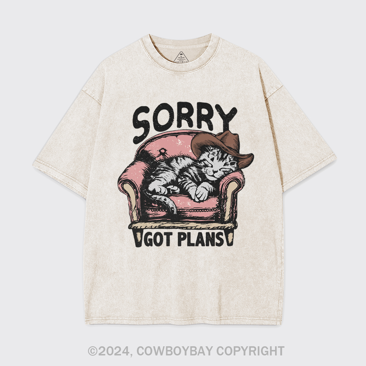 Sorry Got Plans Garment-dye Tees