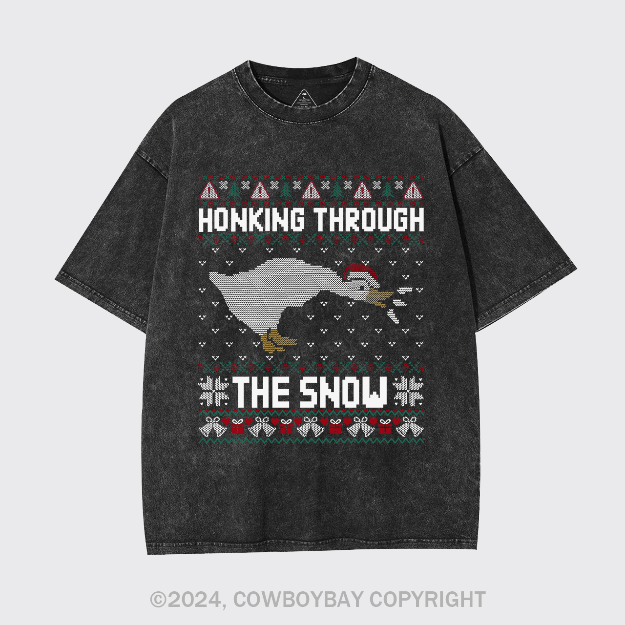 Honking Through The Snow Garment-dye Tees