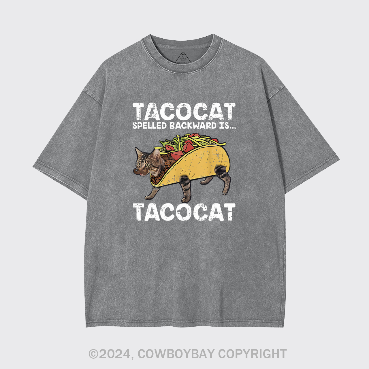 Vintage Taco & Cat Garment-dye Tees