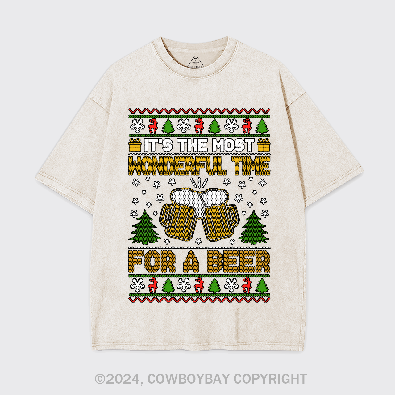 It's The Most Wonderful Time For A Beer Garment-dye Tees