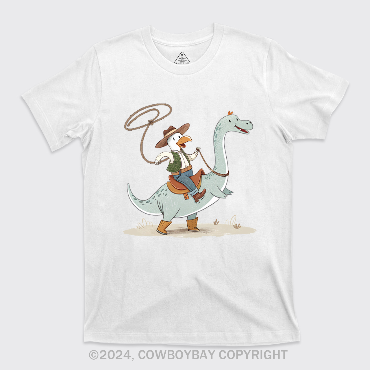 The Dinosaur Wanted To Be A Cowboy T-Shirts