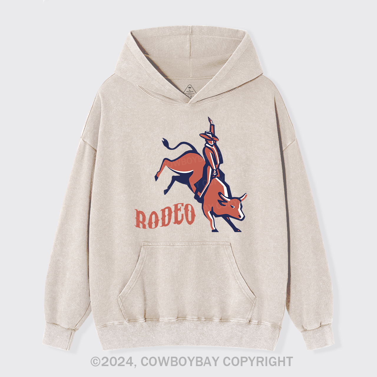 Bull Rider Garment-Dye Hoodies