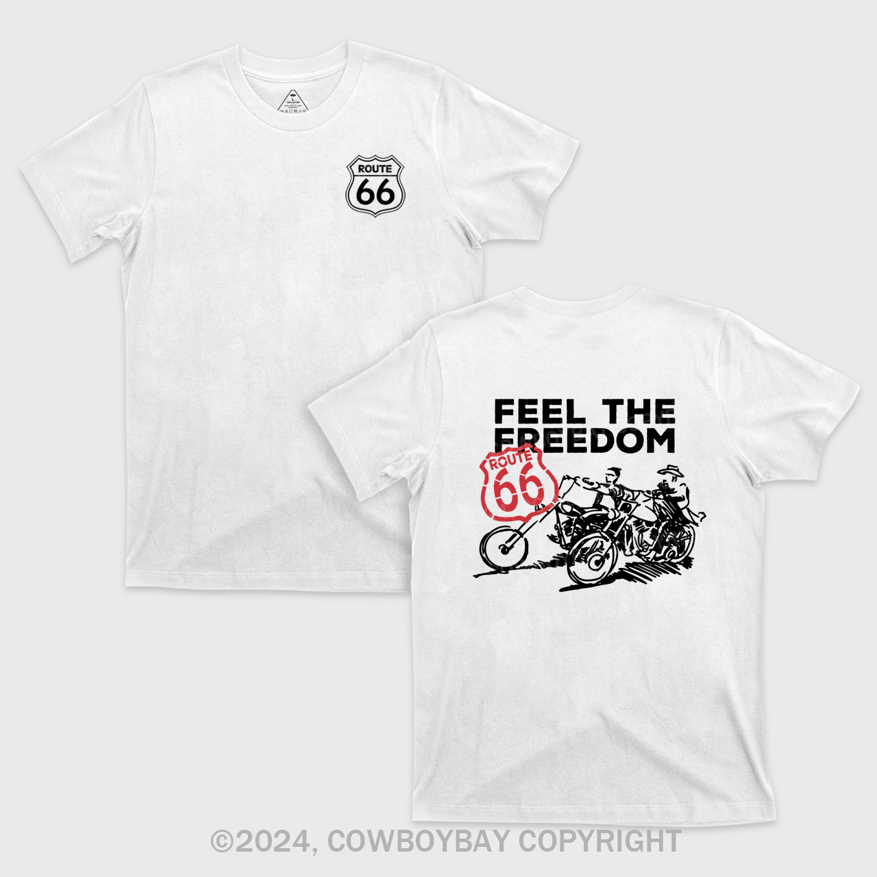 Route 66 Feel The Freedom T-Shirts