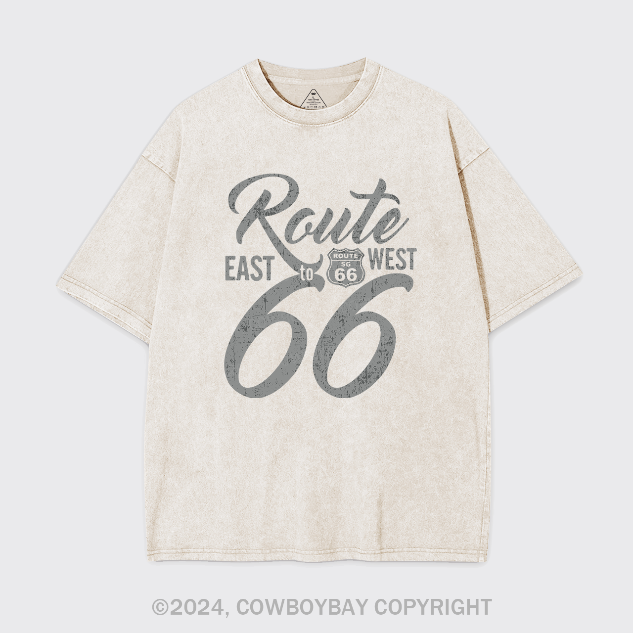 East West Route 66  Garment-dye Tees