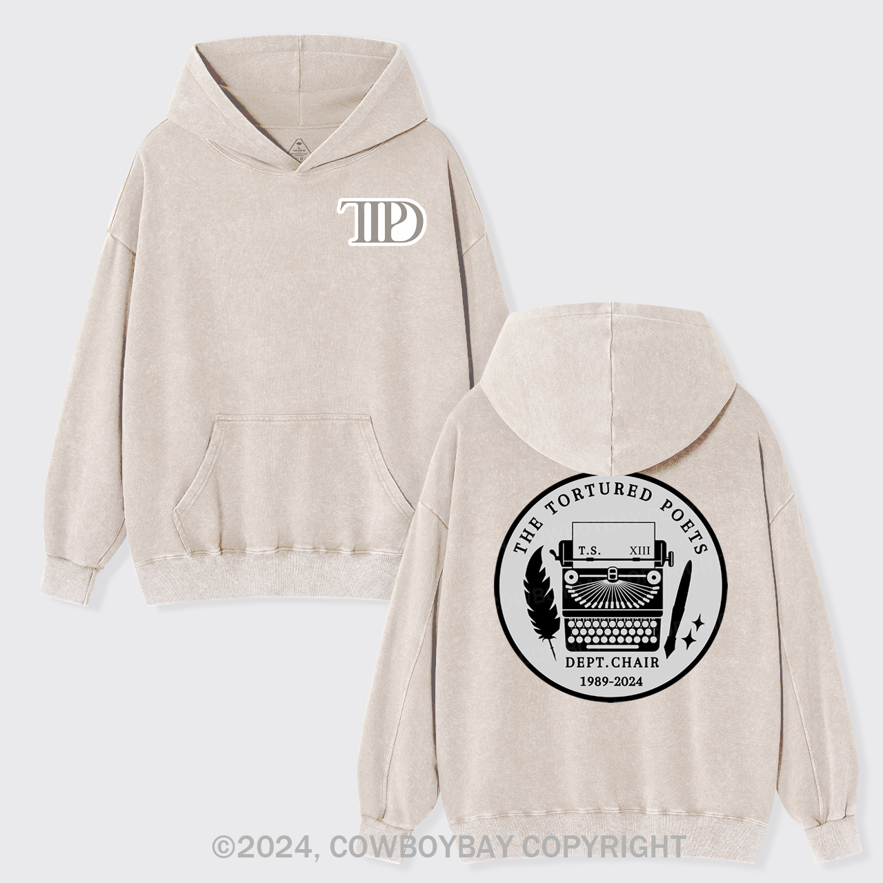 The Tortured Poets Department Garment-Dye Hoodies