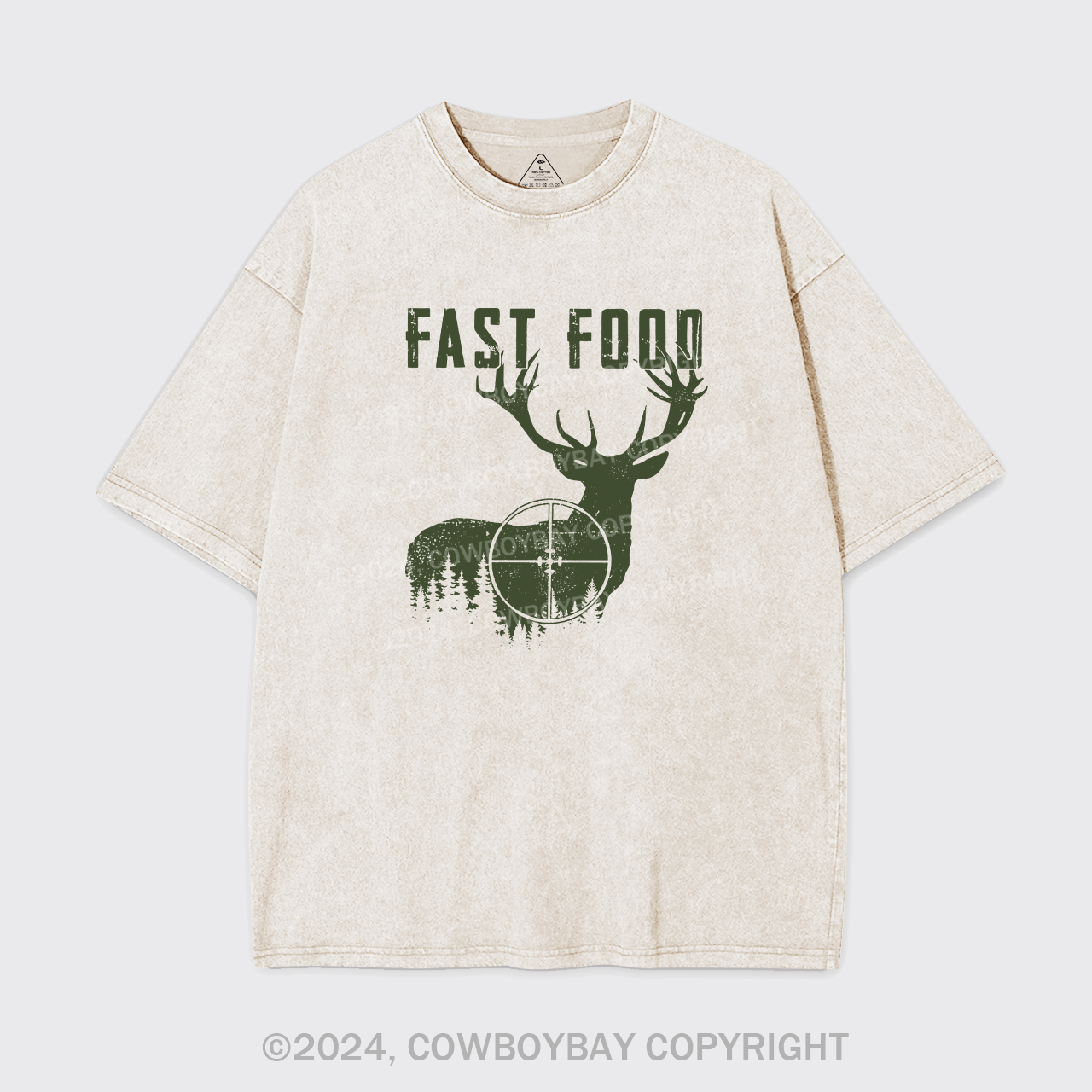 Hunting Fast Food Garment-dye Tees