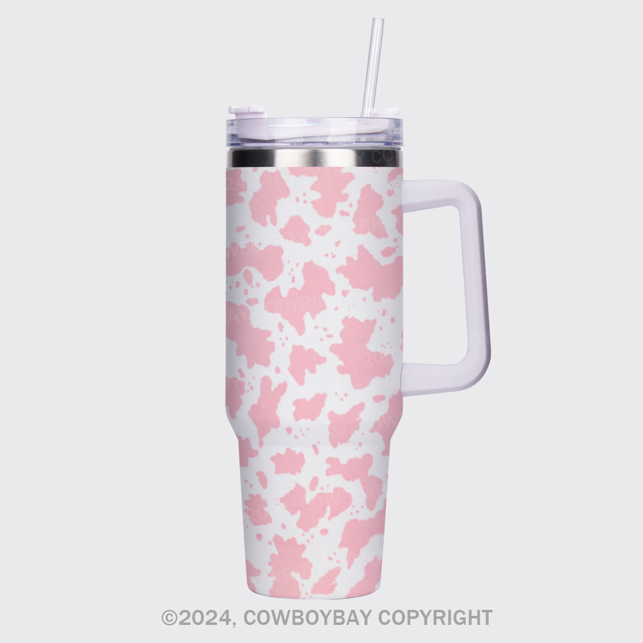 Pink Cheetah Print Tumbler