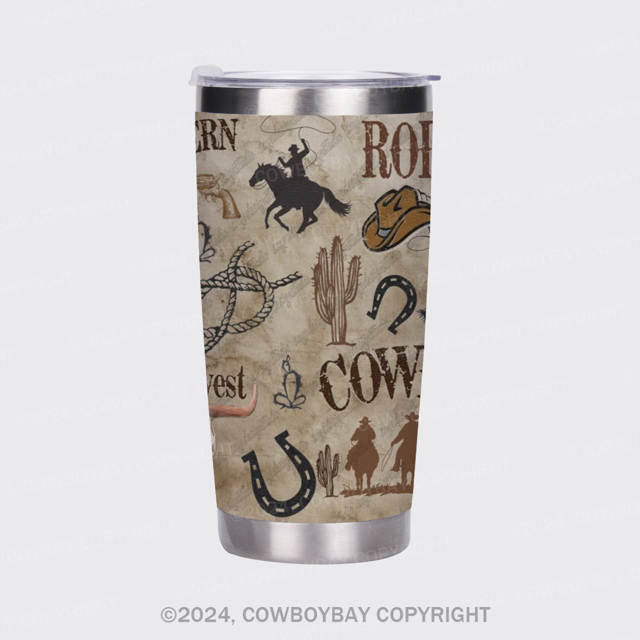 Rodeo Cowboy 20oz Tumbler
