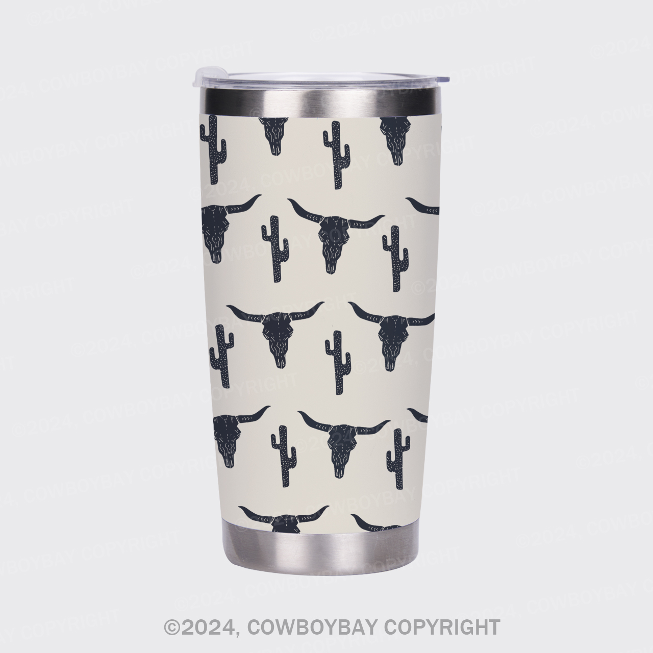 Cow Skulls And Cactus 20oz Tumbler
