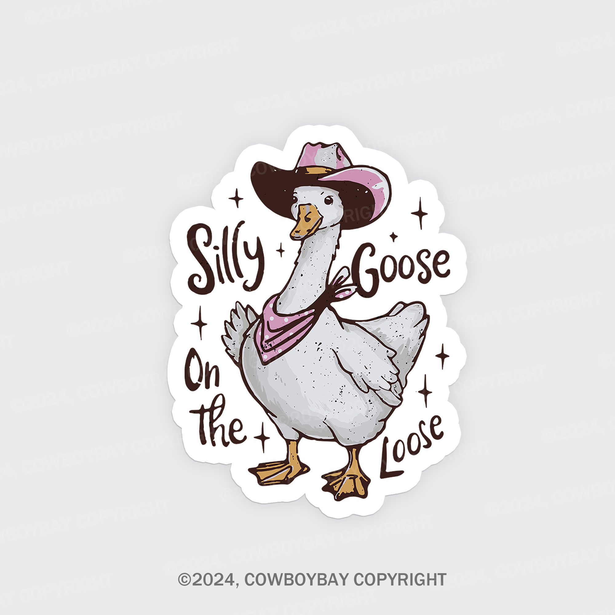 Silly Goose,On The Loose Fridge Magnet