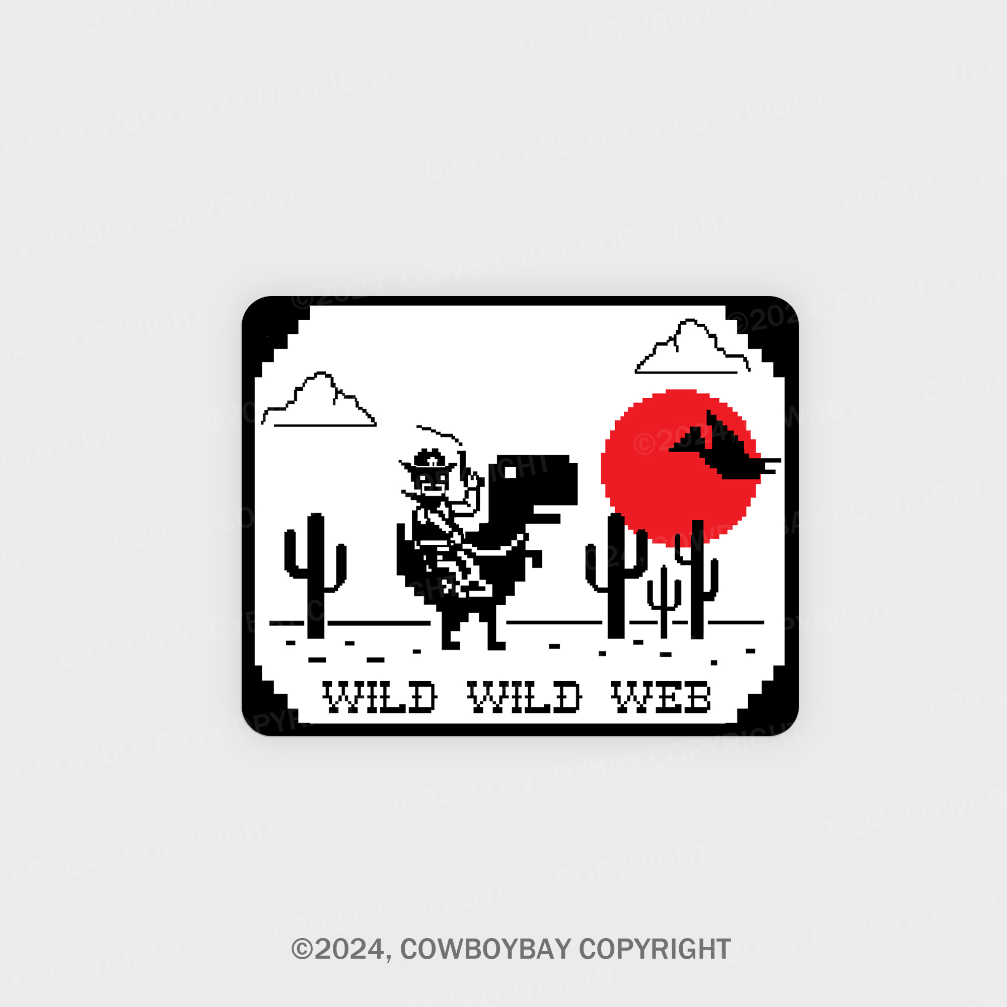 Wild Wild Web Fridge Magnet