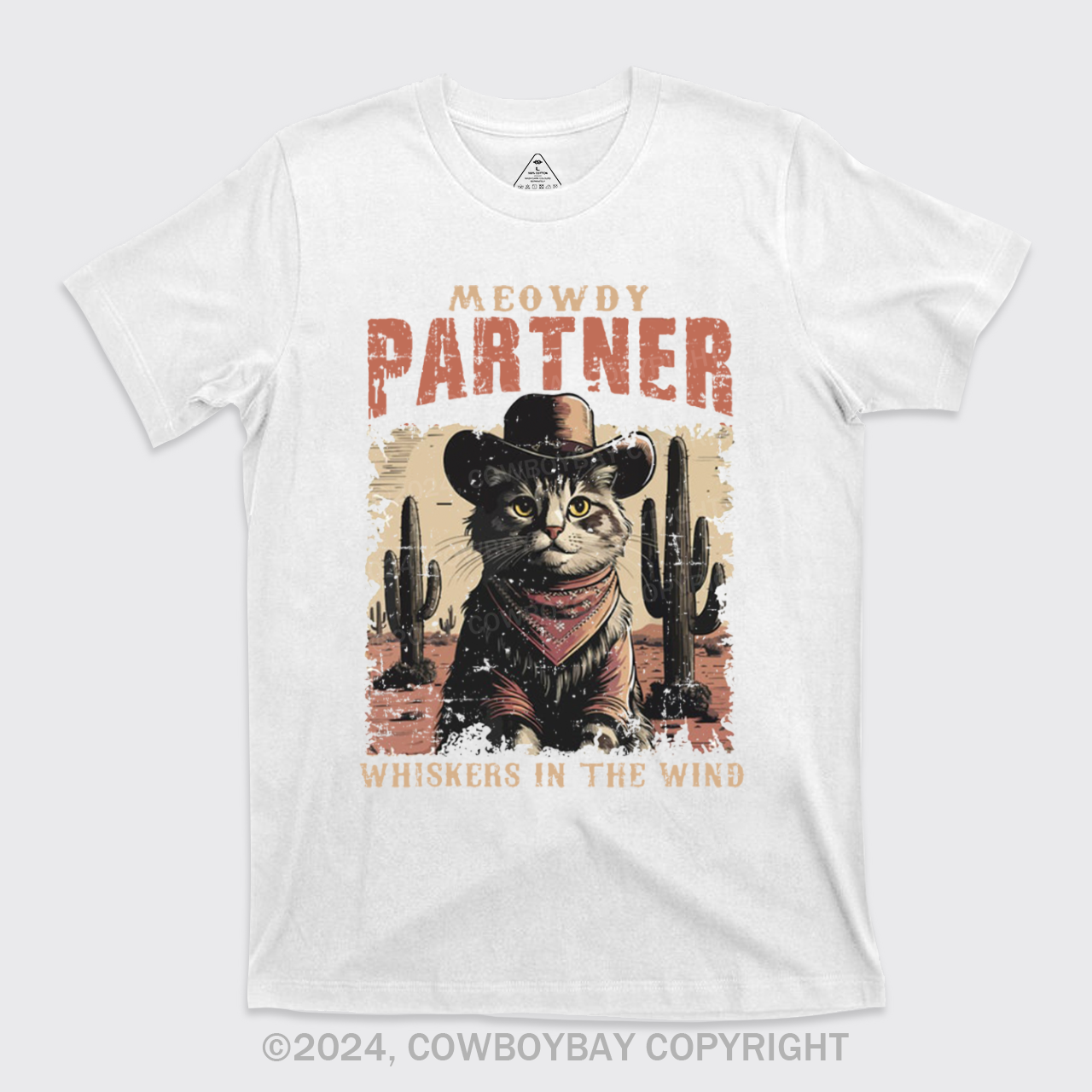 Meowdy Partner Cowboy Cat T-Shirts