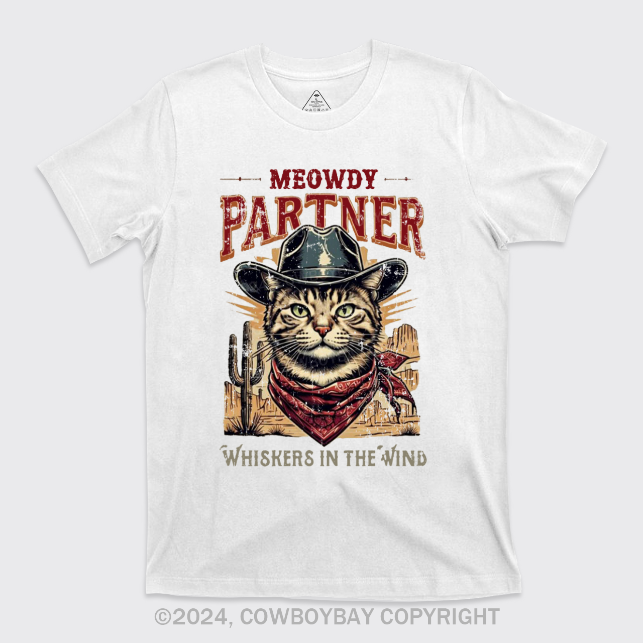 Meowdy Partner Cowboy Cat T-Shirts