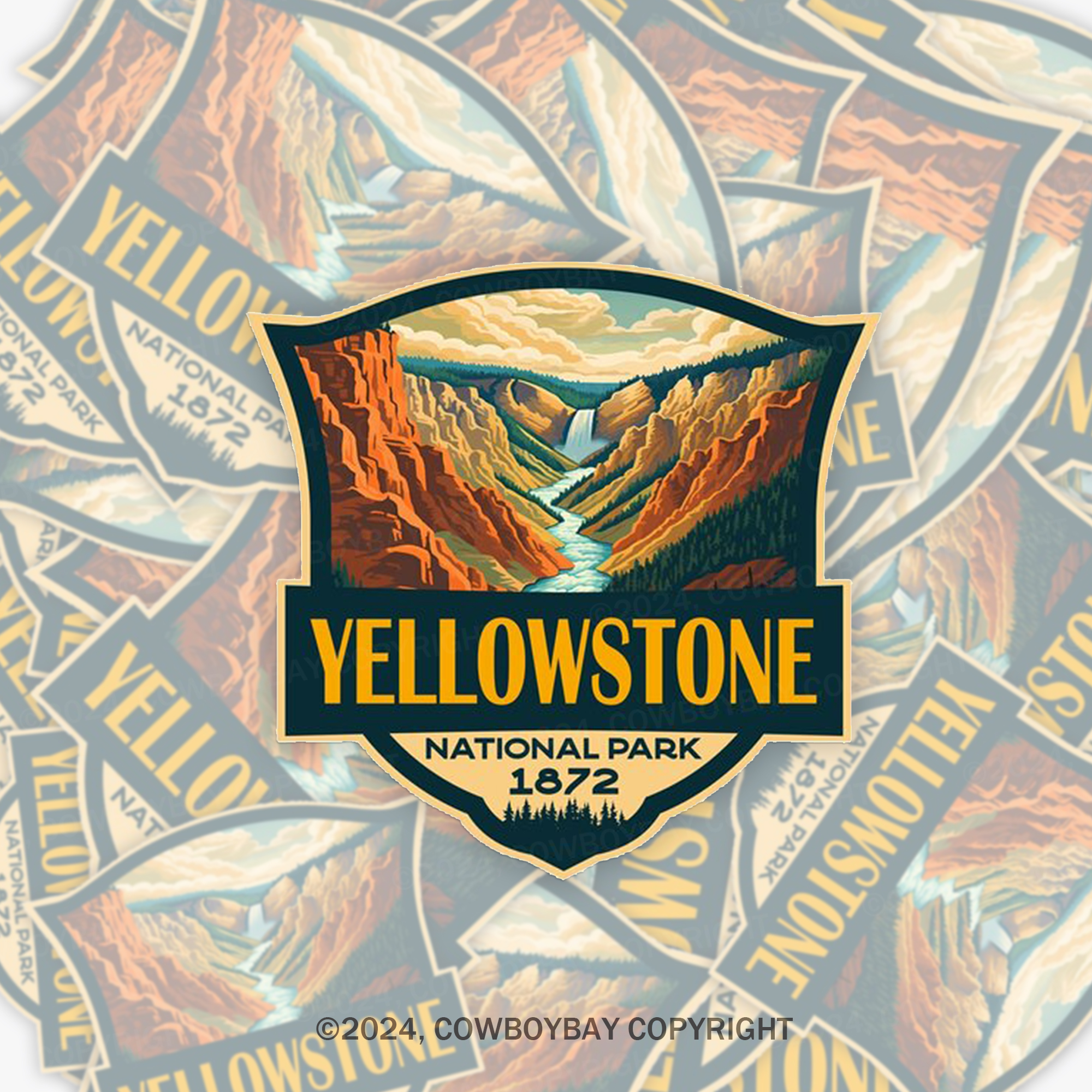 Yellowstone National Park Sticker 