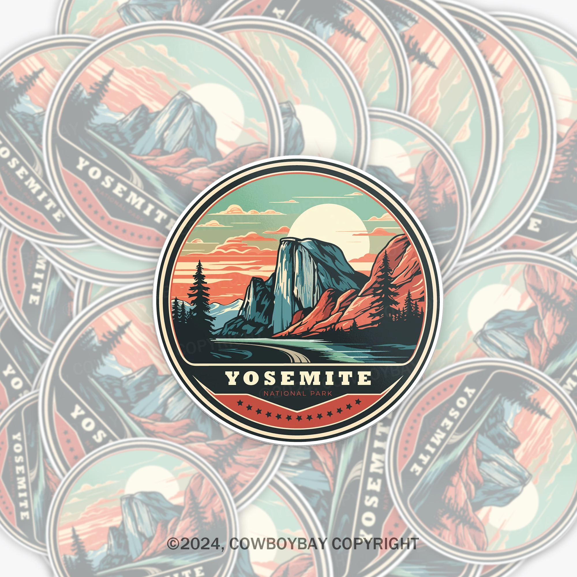 Yosemite National Park Sticker 