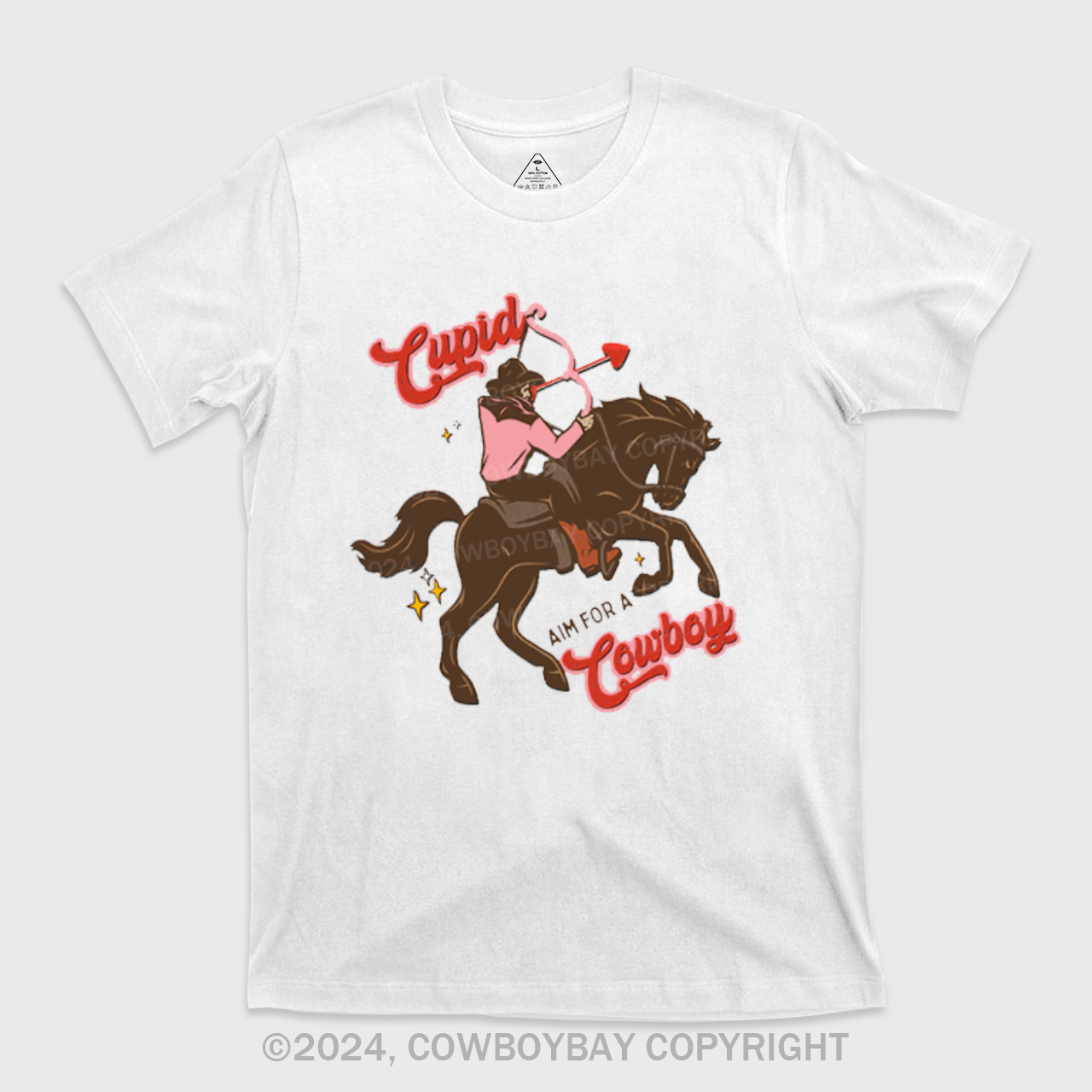 Valentine Cupid Aim For A Cowboy T-Shirts