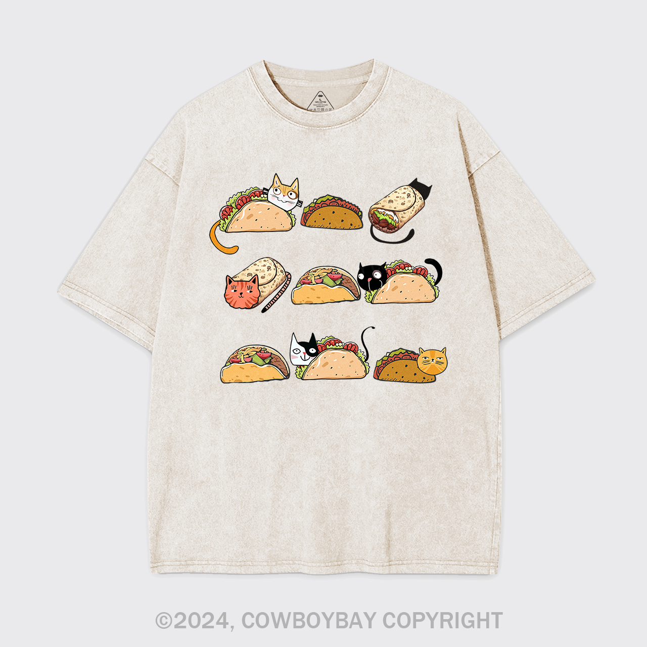 Taco Cat Garment-dye Tees