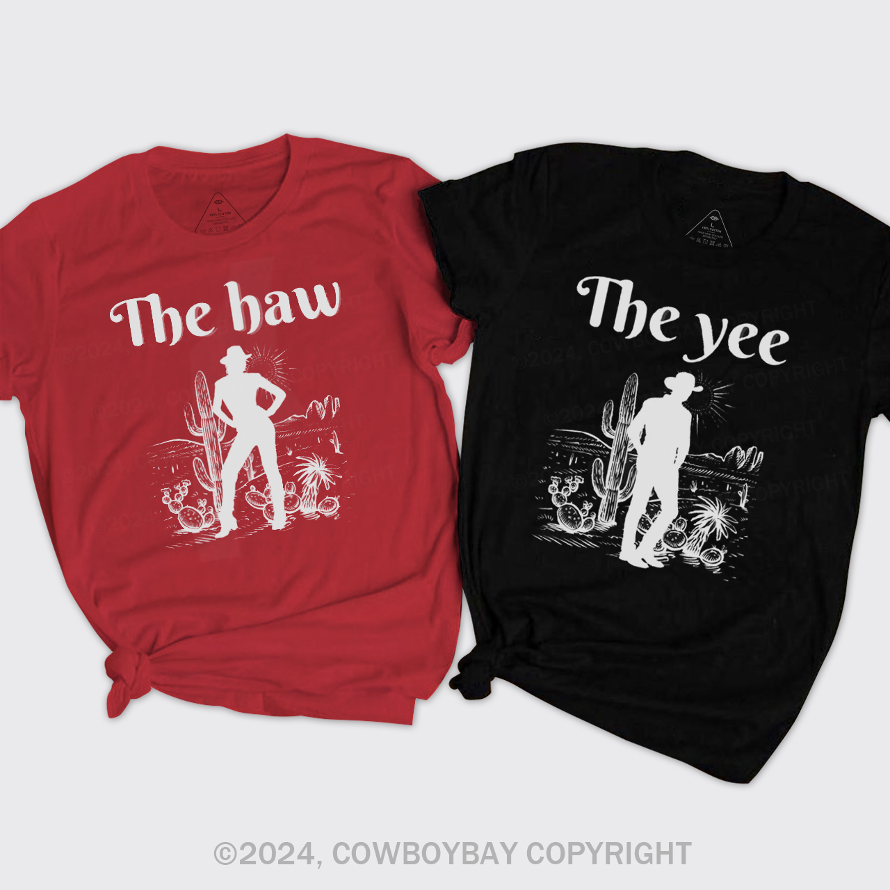 Yee Haw Couples T-Shirts
