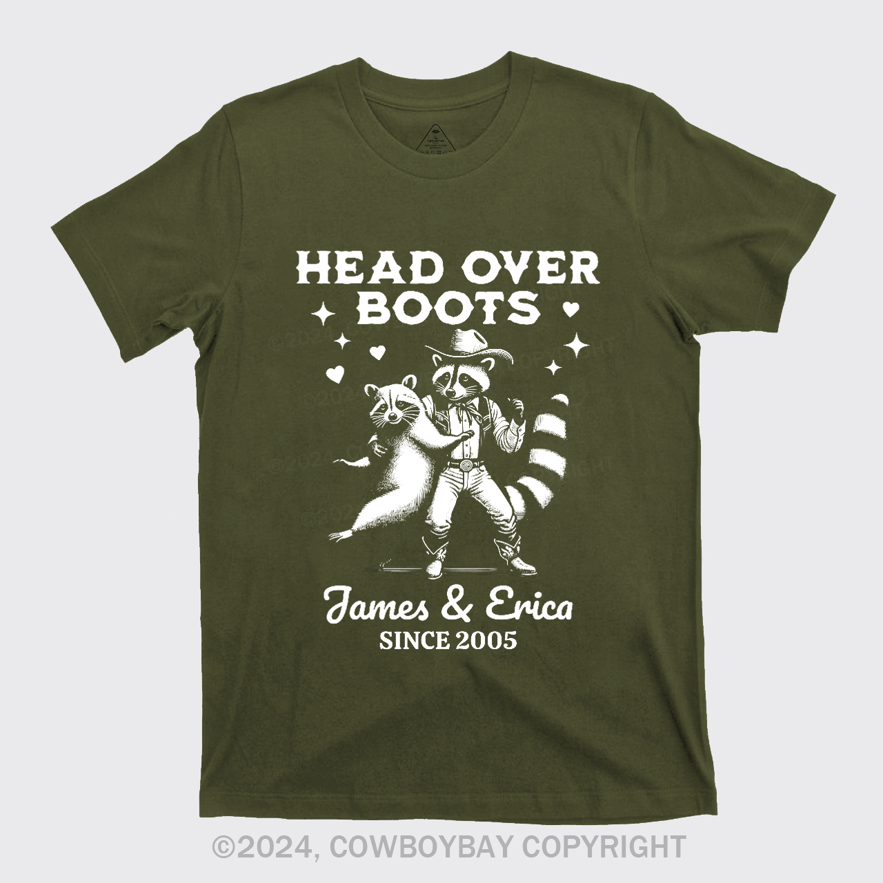 Head Over Boots Couples T-Shirts