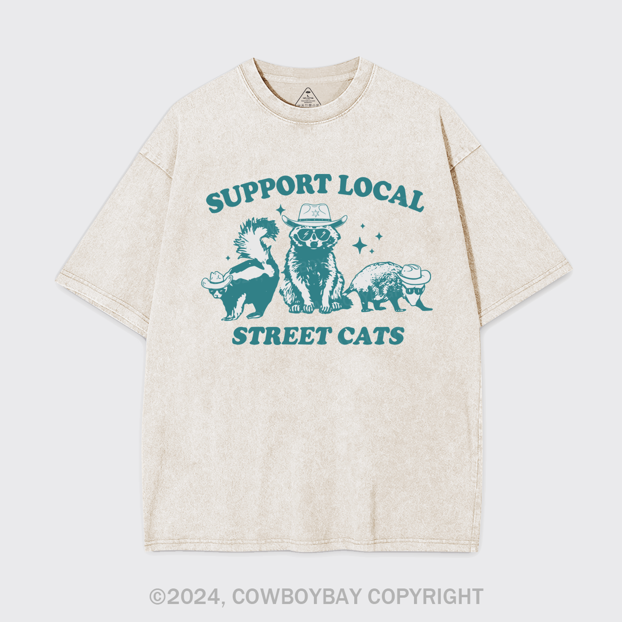 Support Your Local Street Cats Garment-dye Tees