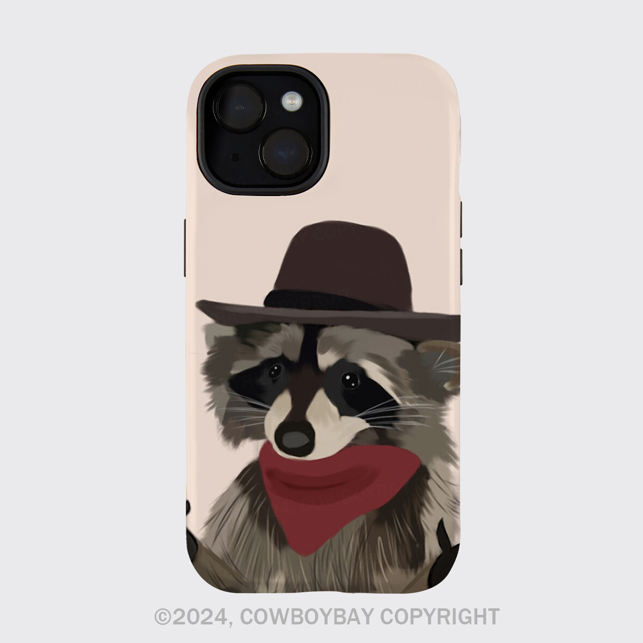 Cowboy Raccoon Phone Case