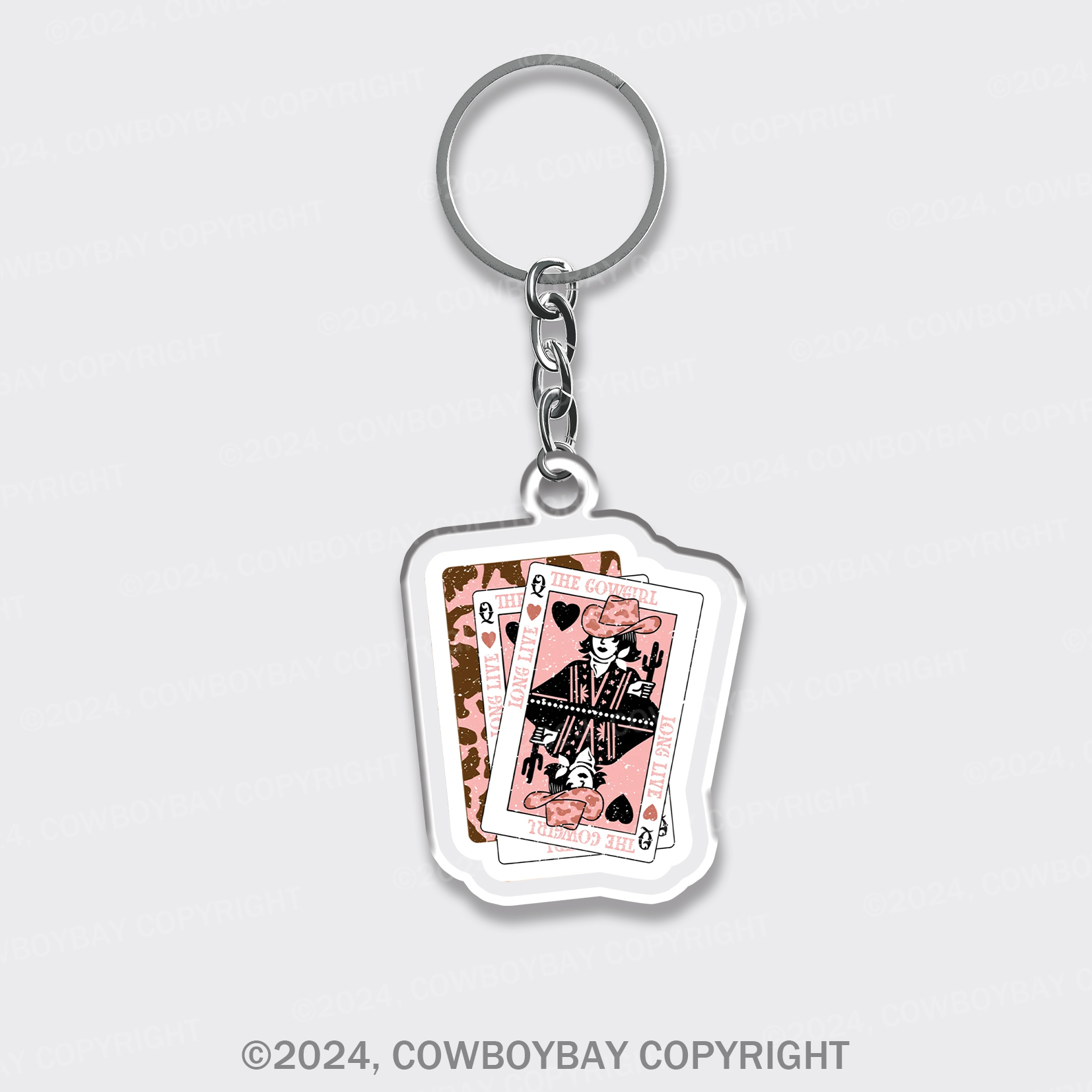 Long Live The Cowgirl Keychain