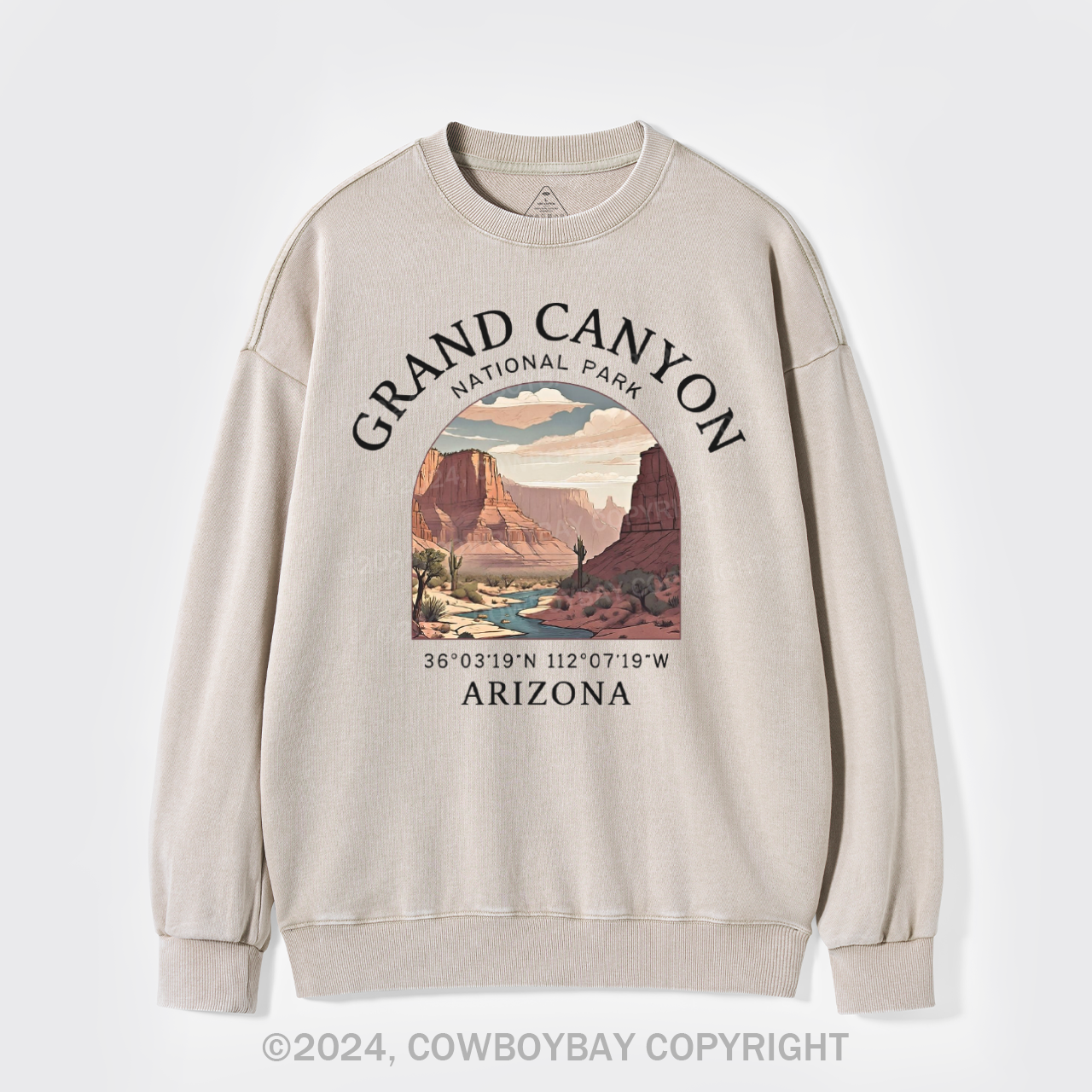 Arizona National Park Washed Sweatshirts