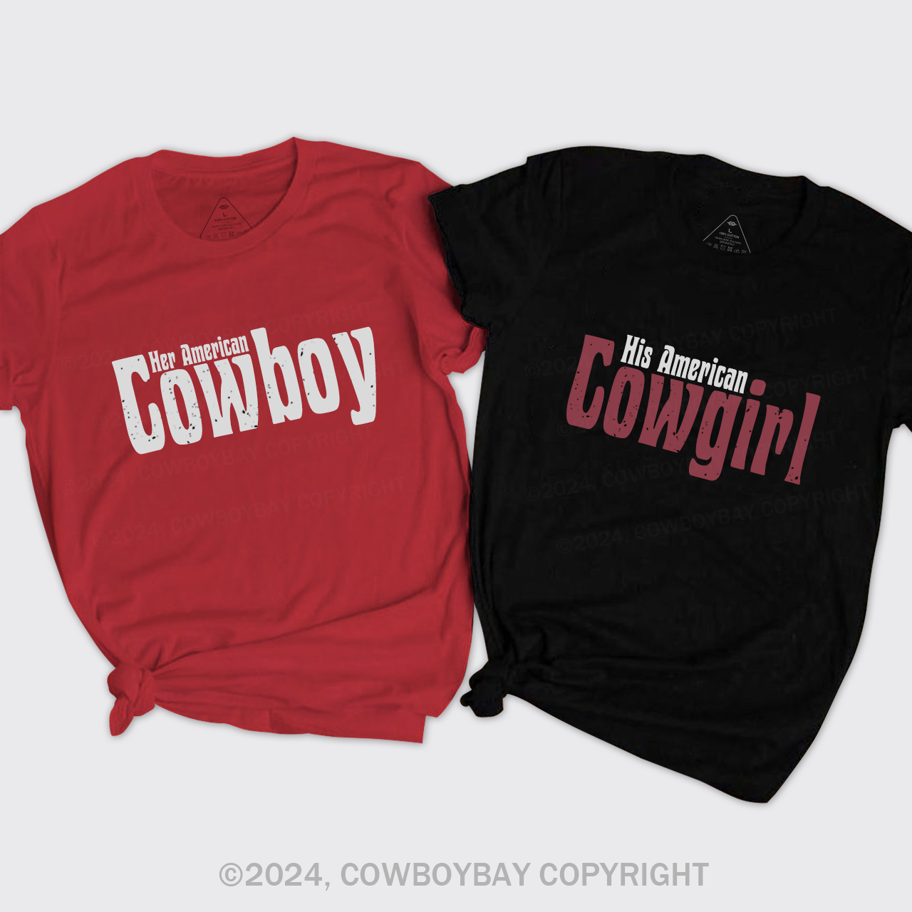 Funny Cowboy Couples T-Shirts