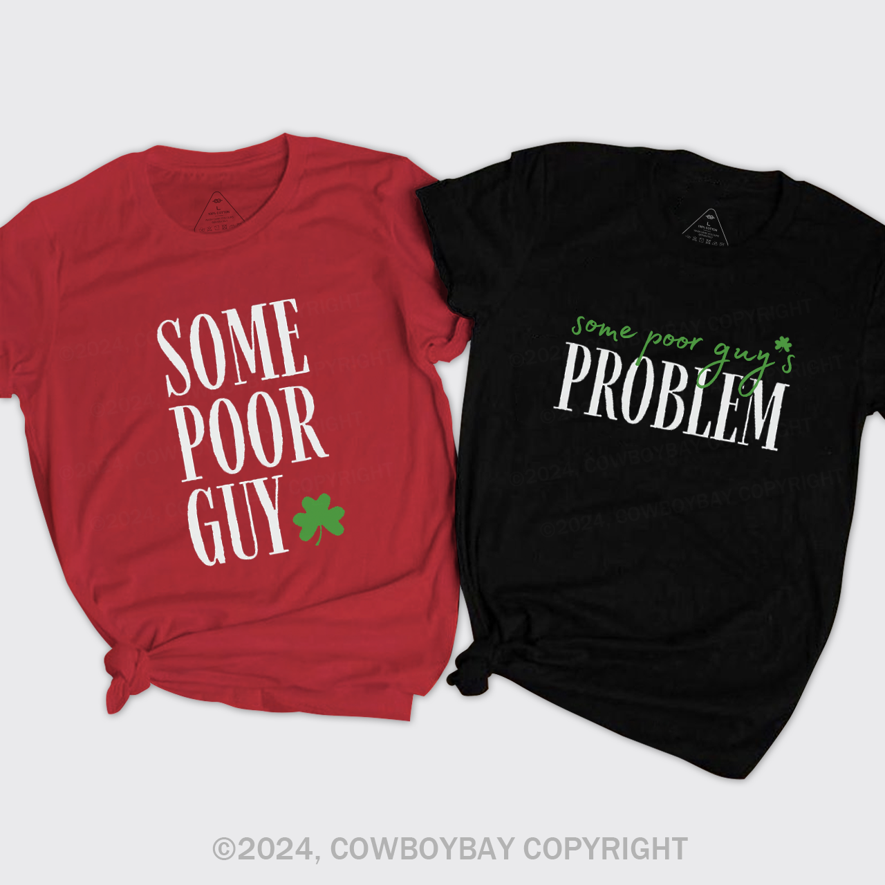 Some Poor Guys Problem Couples T-Shirts