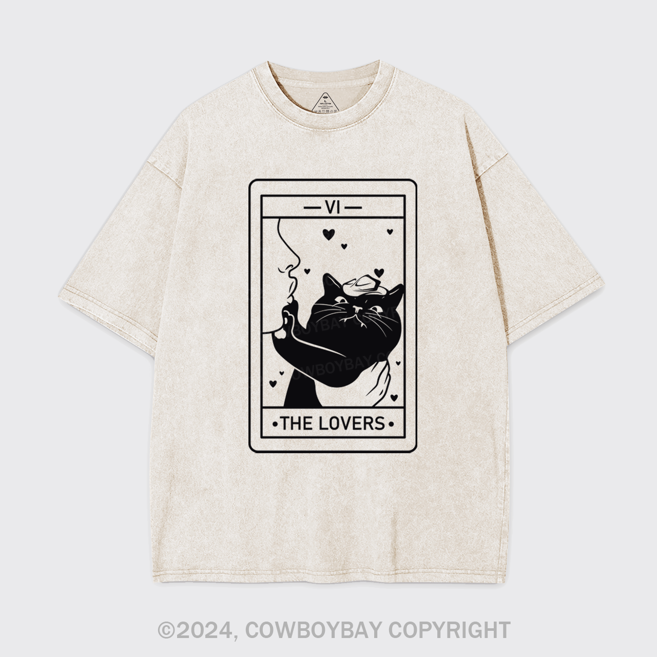 Tarot Cat Garment-dye Tees