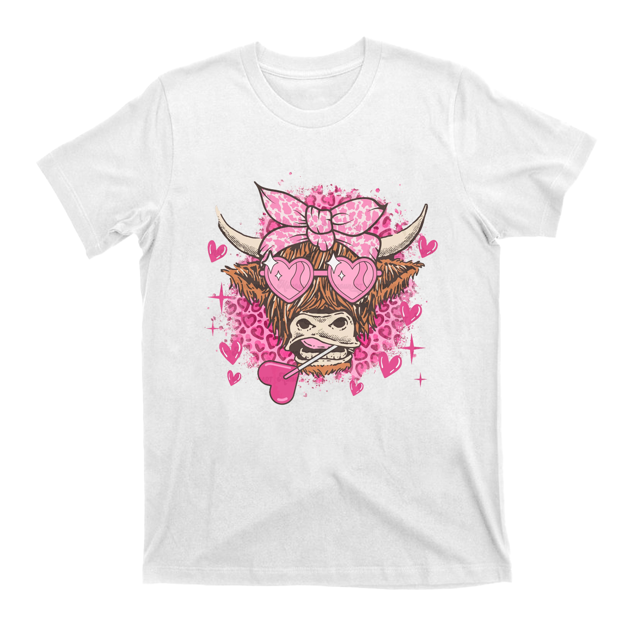 Heifer Eating a Lollipop Valentine T-Shirts