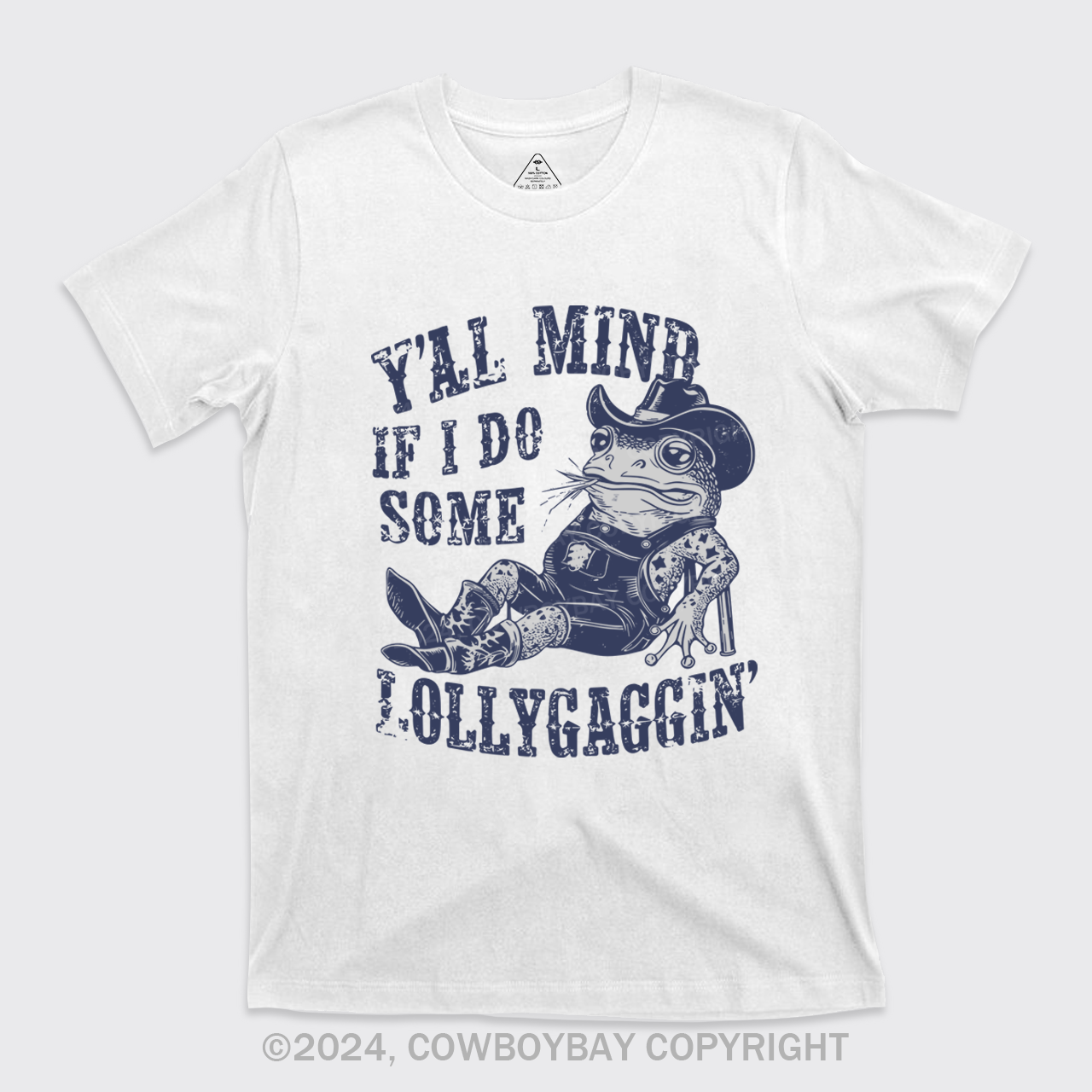 If I Do Some Lollygagging Funny Cowboy Frog T-Shirts