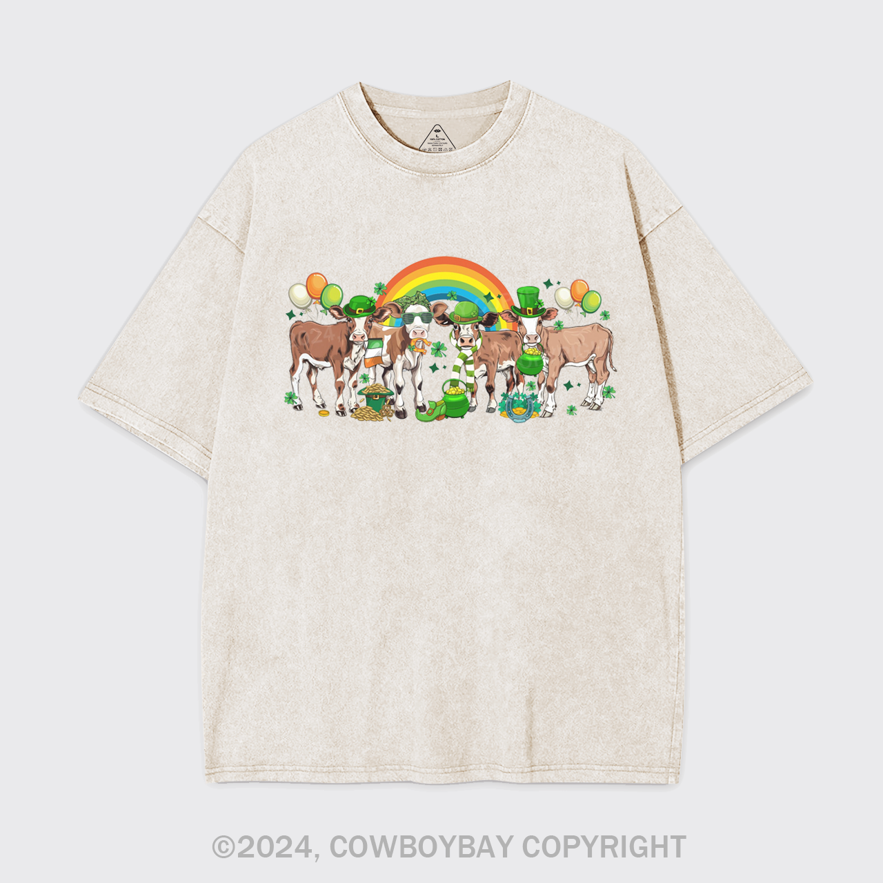 Cows St Patricks Day Garment-dye Tees