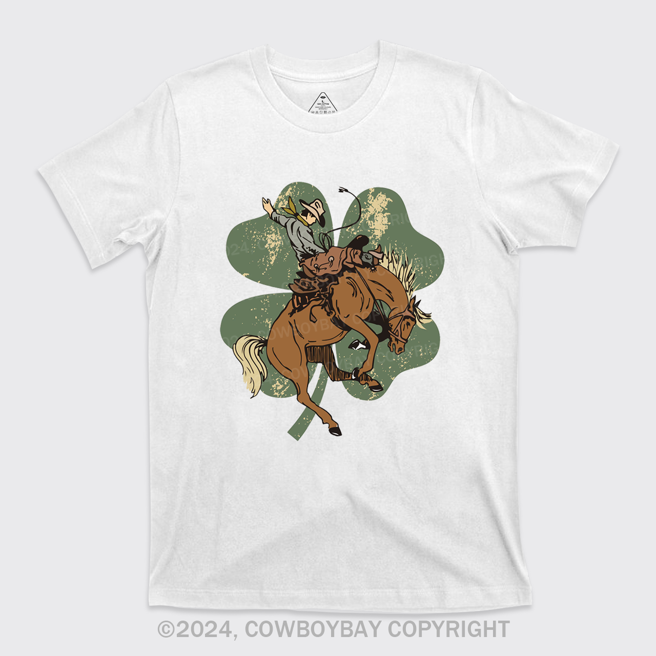 Lucky Bronc Horse T-Shirts