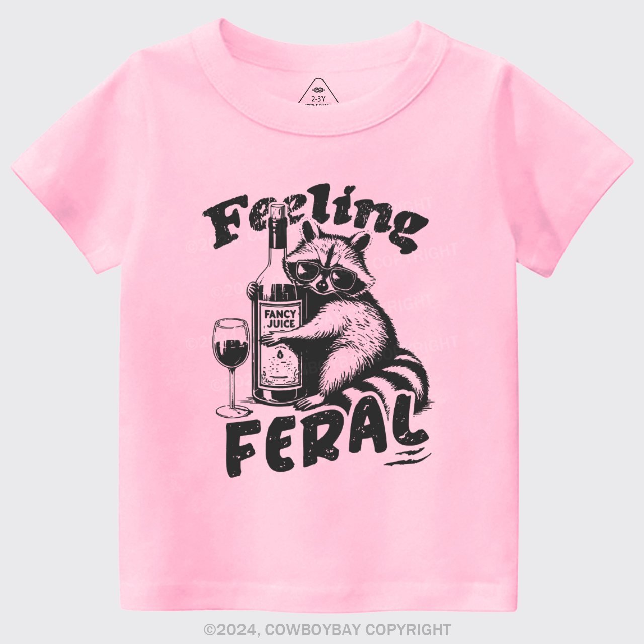 Feeling Feral Of Raccoon Kids T-shirt