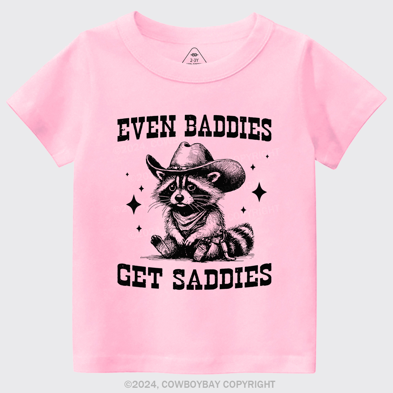 Even Baddies Get Saddies Kids T-shirt