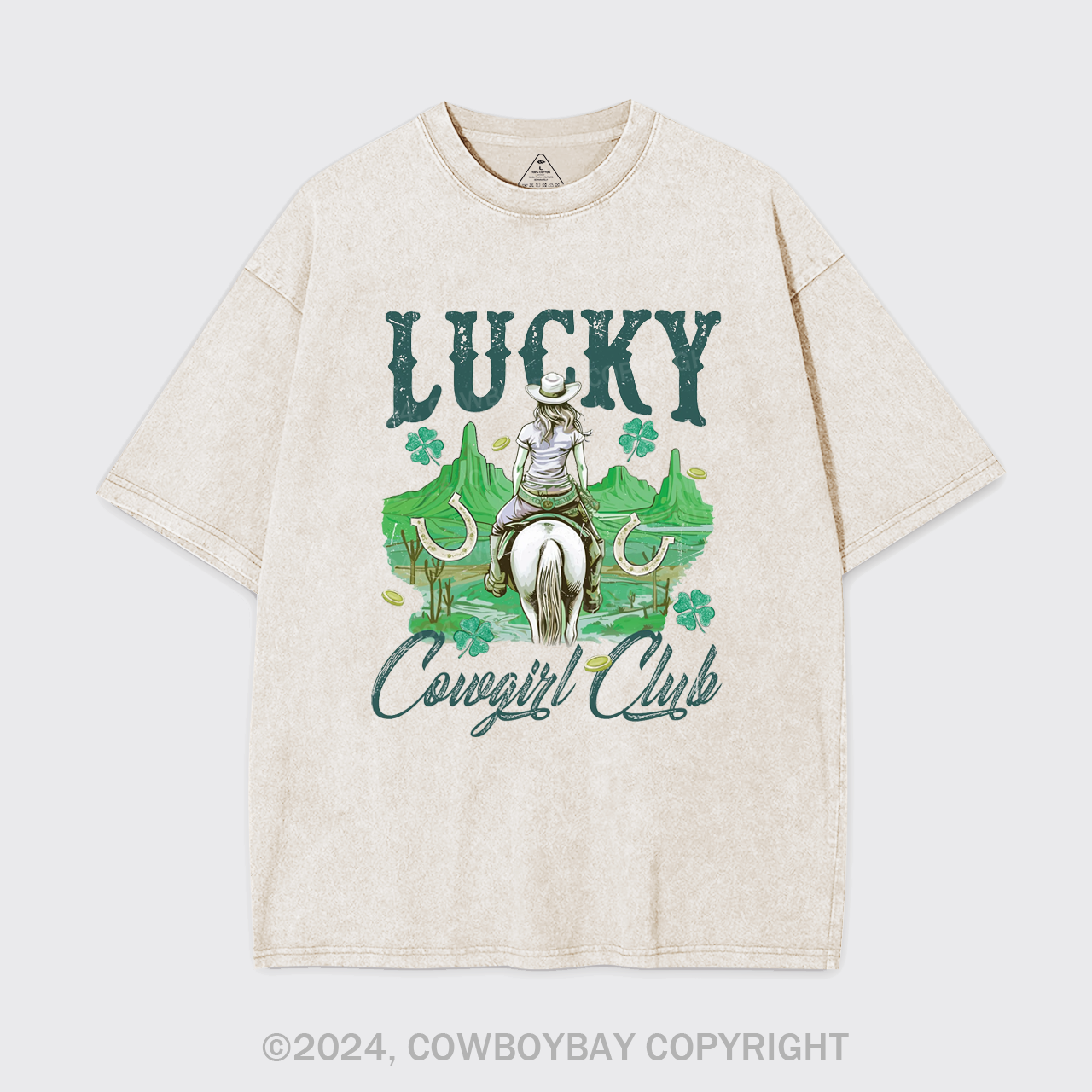 Lucky Cowgirl Club Garment-dye Tees